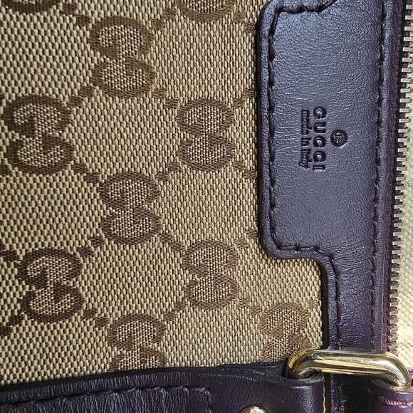 Gucci Monogram Vintage Web Medium Boston Bag - Picture 10 of 16